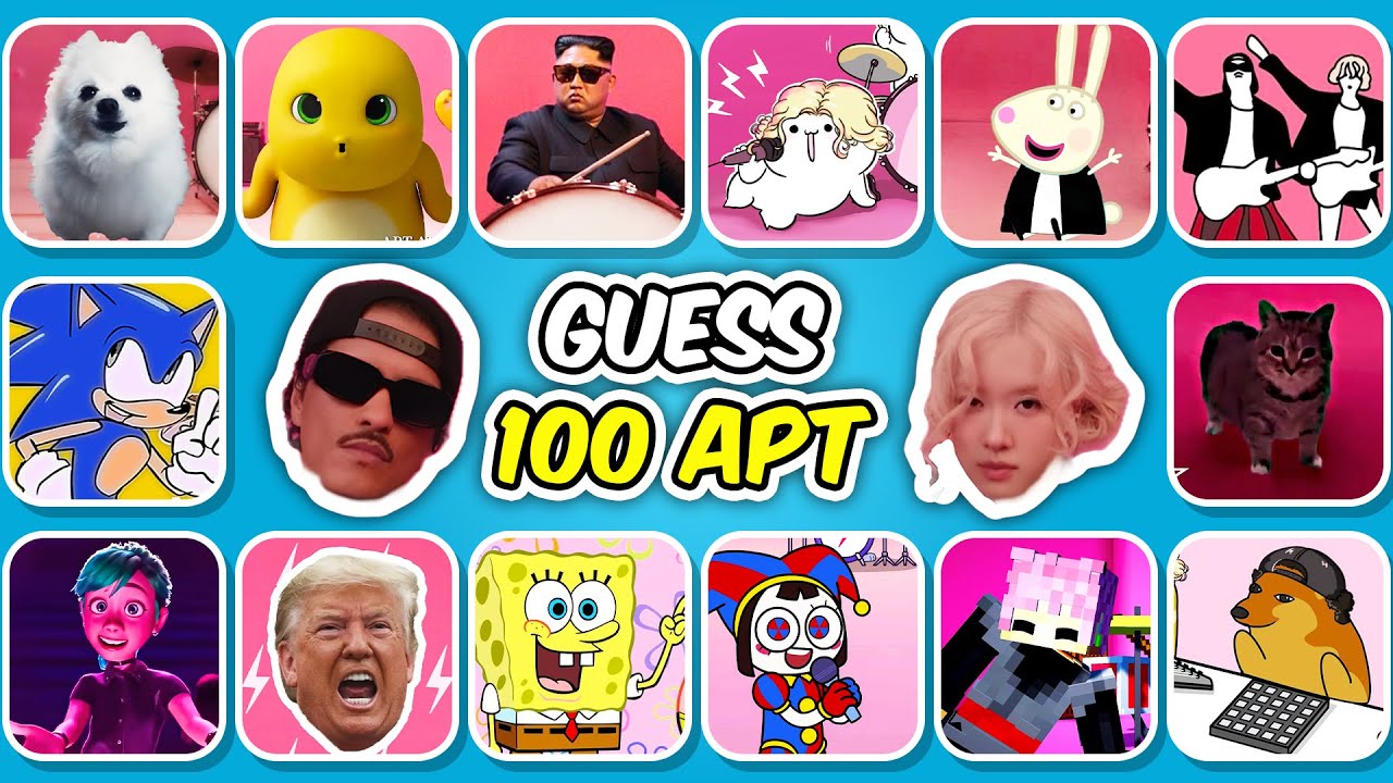Guess 100 APT Songs & Variants by Their Voice | ROSÉ & Bruno Mars APT Song Covers 🎤 ULTIMATE QUIZ 🎶