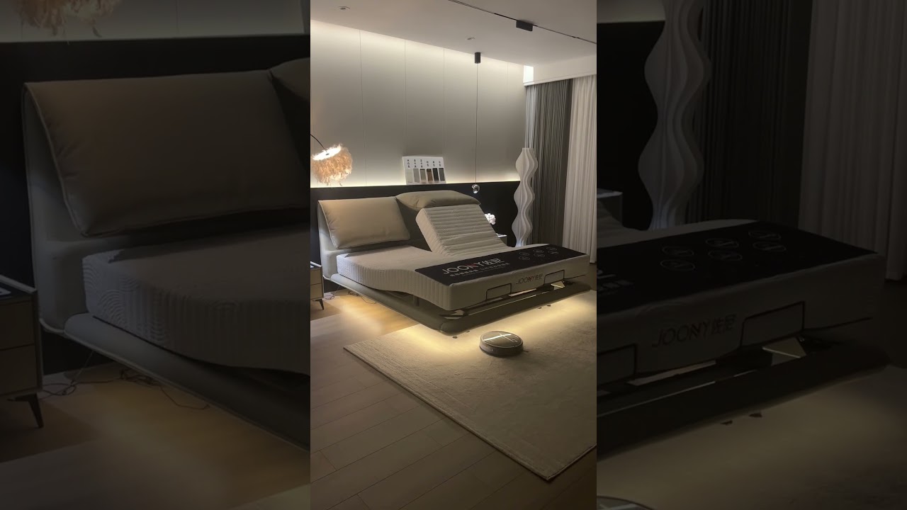 A Smart Bed That Lets You Drift Peacefully into Sleep #SmartBed#SleepTechnology#RestfulSleep