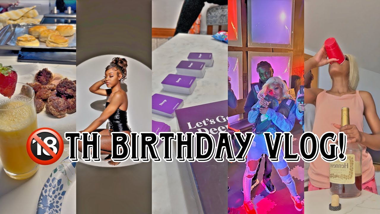My 18th birthday vlog! Air bnb, game night, drinking 👀, & more