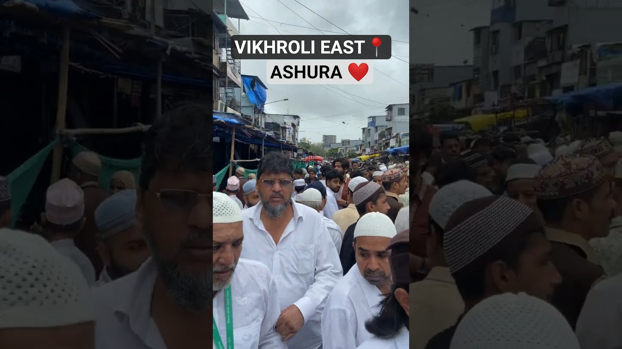 Vikhroli East Muharram 2025 | Ashura ❤ | Mumbai 83 #youtubeshorts #ashura2025