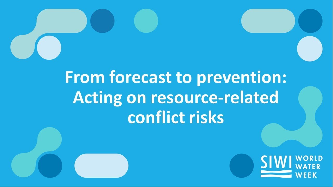 From forecast to prevention: Acting on resource-related conflict risks