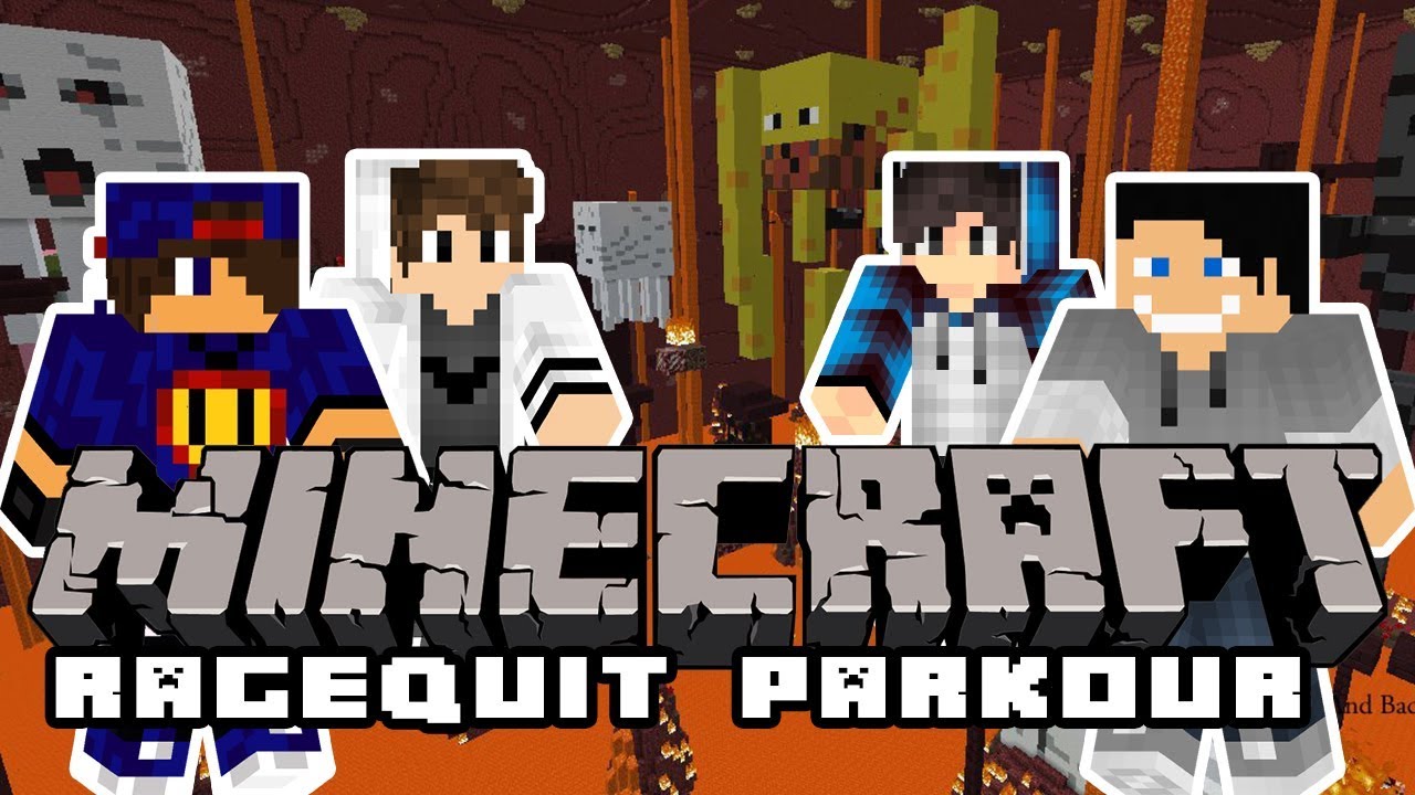 Minecraft Parkour: RageQuit Parkour #5 w/ Undecided, Tomek, Piotrek