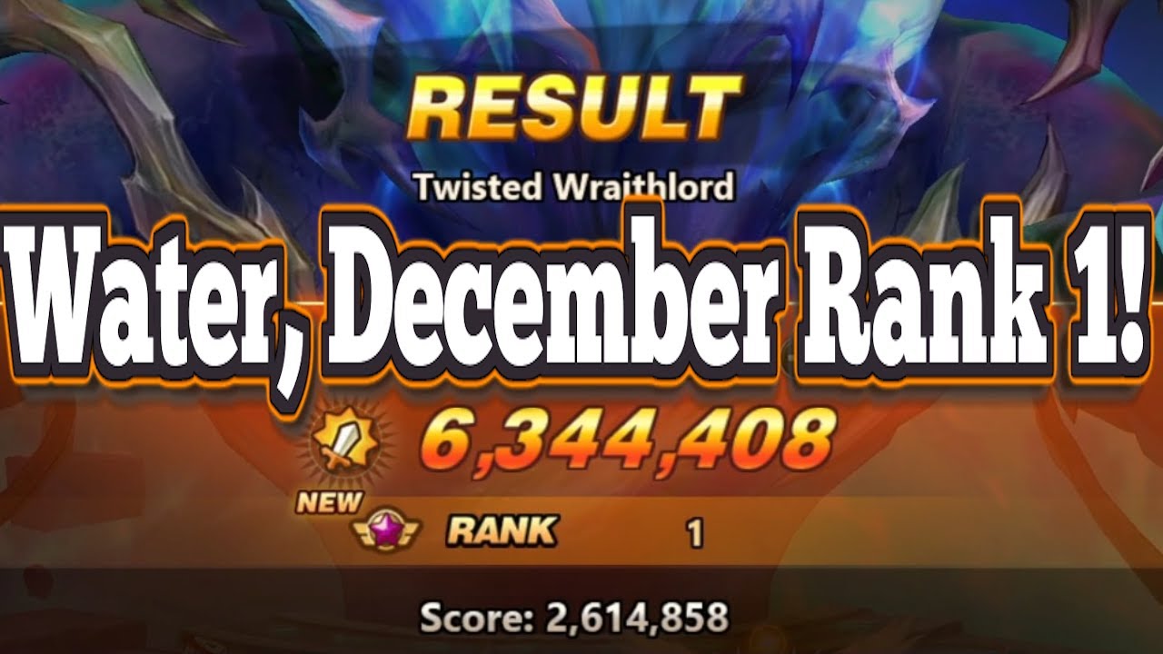 Rank 1, 6.3 Mill Water Temple of Chaos By Seiishizo! - Summoners War