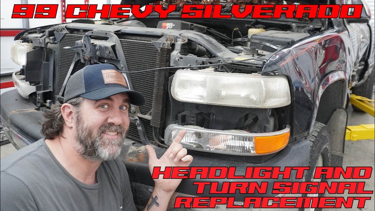 Замена фар и указателей поворота на Chevrolet GMT-800 Silverado 99-02!