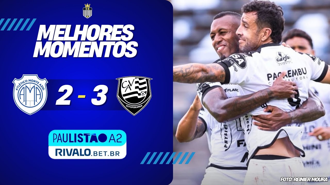 ⚽️ MELHORES MOMENTOS | MONTE AZUL 2x3 VOTUPORANGUENSE | PAULISTA A2 RIVALO 2026 | RODADA 06