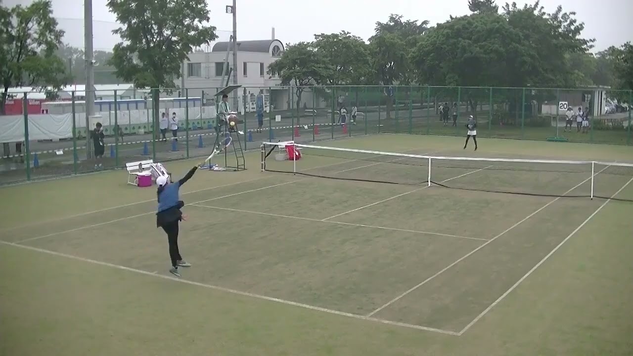 2023年IH テニス女子 シングルス 4回戦 里菜央相生学院・兵庫 x 戸坂文音山陽学園・岡山