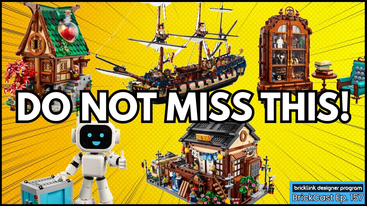 У вас есть только ОДИН шанс собрать эти потрясающие наборы LEGO — BrickCast, выпуск 157.