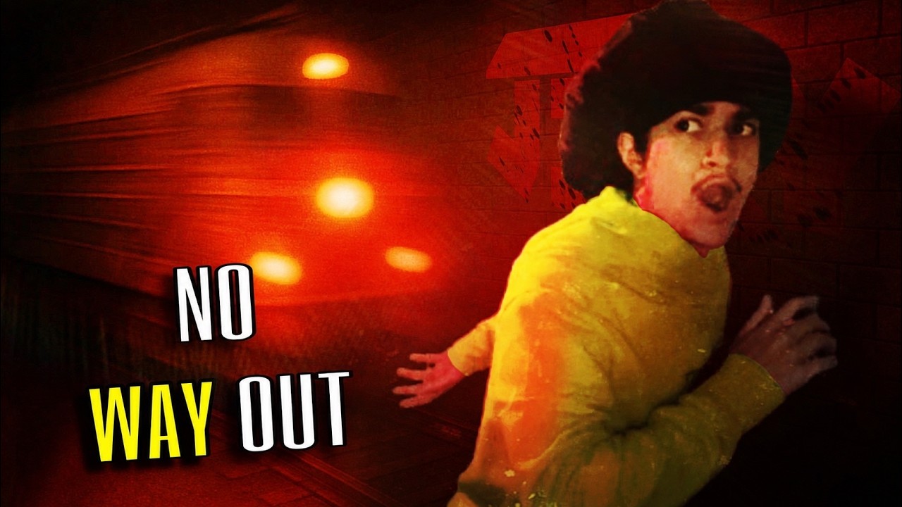I'm trapped in a RAILROAD MAZE... AND THE TRAIN NEVER STOPS!!! (The Train Tunnels ROBLOX)