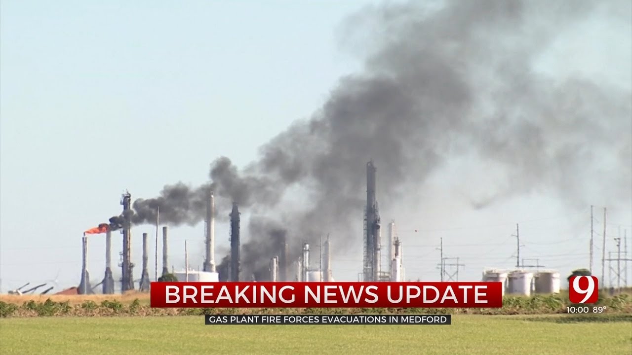 Gas Plant Fire Forces Evacuations In Medford