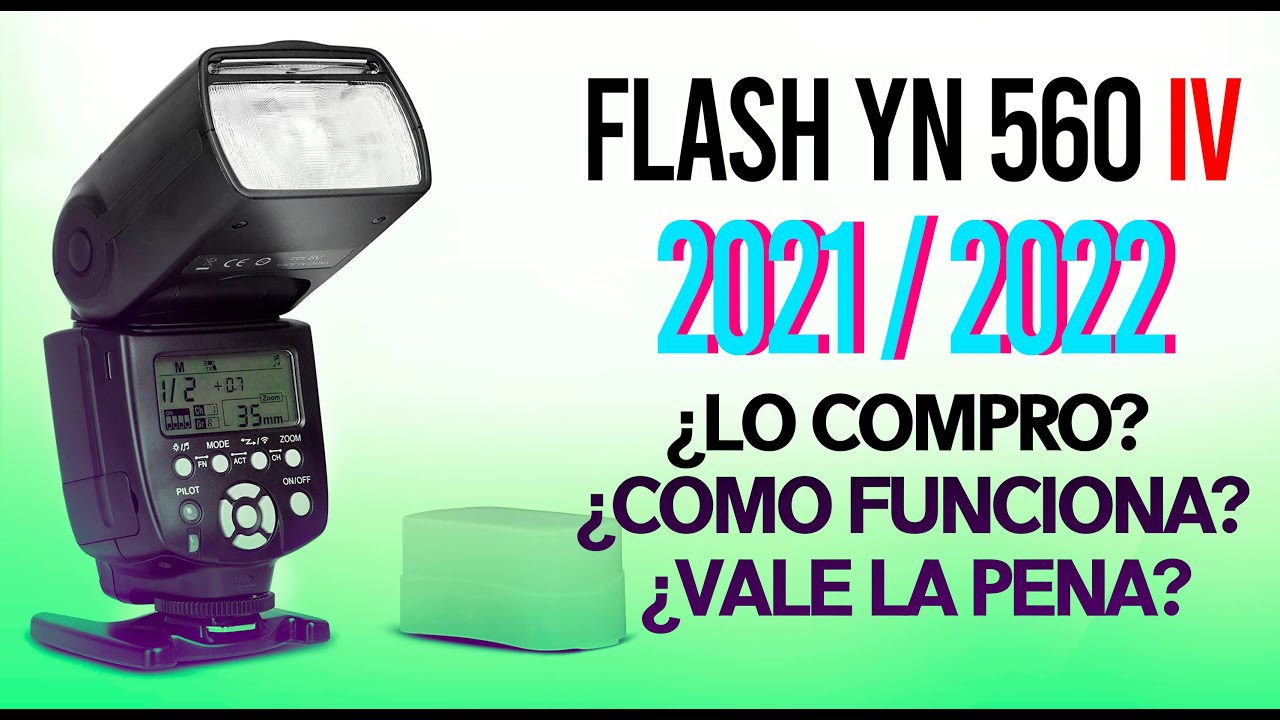 FLASH DE MANO YN 560 IV como funciona REVISADO A FONDO