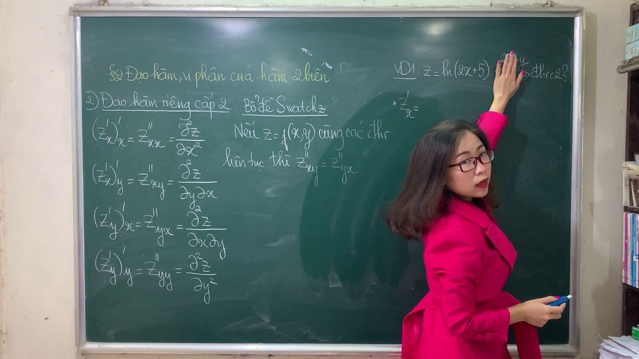 Giải tích 2 - Chương 1 - Bài 2: Đạo hàm hàm 2 biến P2