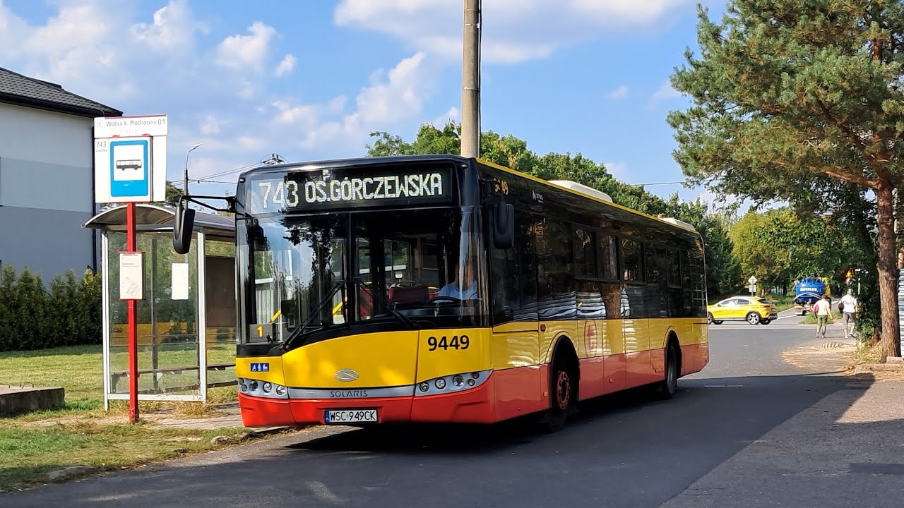 Solaris Urbino 12 III #9449 (Arriva) - linia 743 ➡️ Wolica k.Płochocina *gość w opisie*