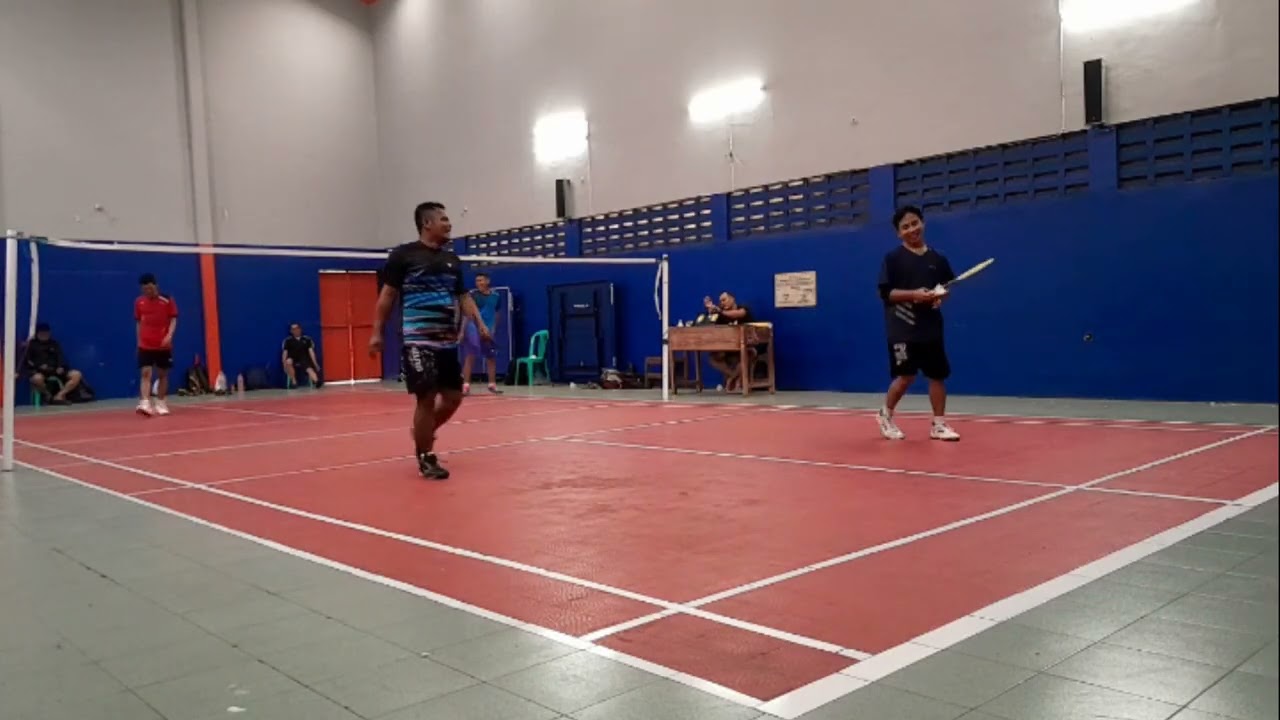 Badminton Fun Game | Fadil-Jafar vs Deni-Ojin