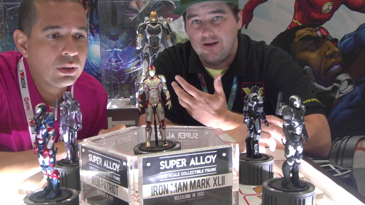 Yes Anime Super Alloy Die Cast 1/4  Iron man Figure Line & 1/12 scale collectible figure review