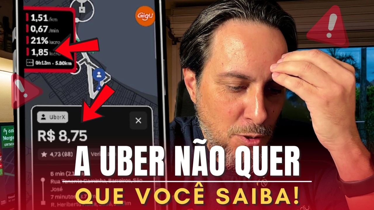 URGENTE: O jeito de escolher corridas na Uber MUDOU (e você está perdendo dinheiro) | Gigu