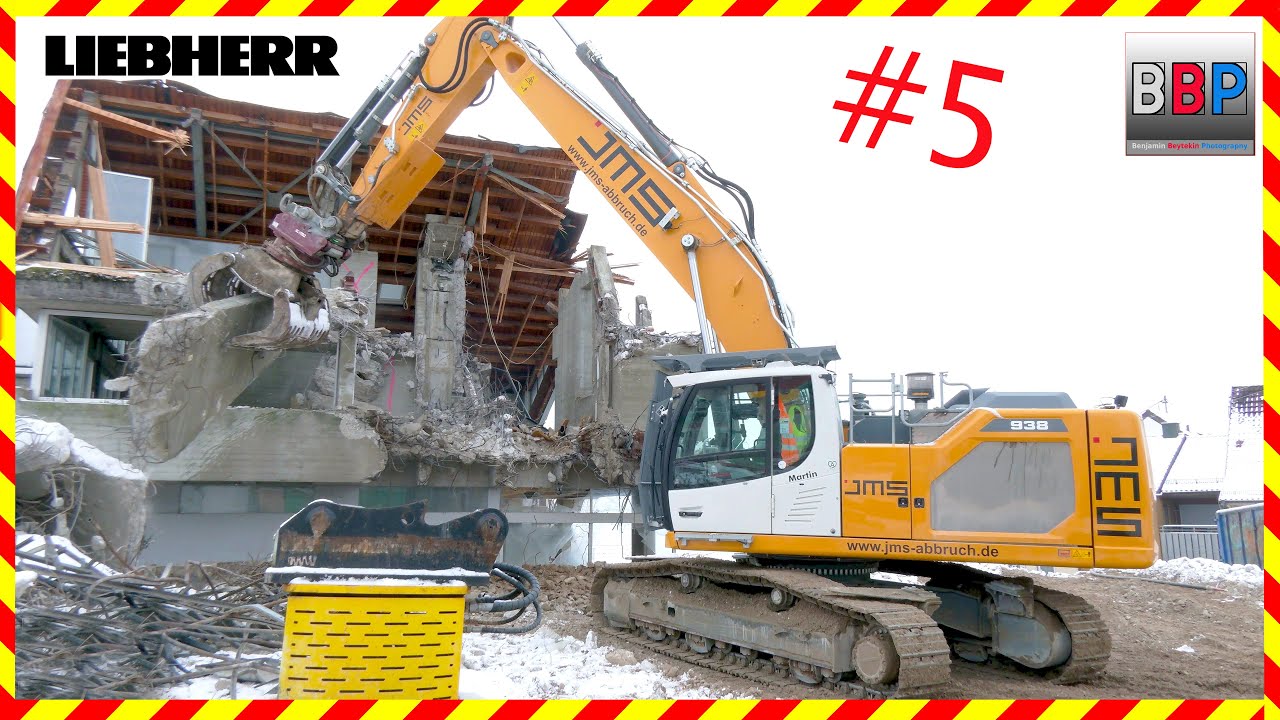 👷 Liebherr R 938 - Abbruch Rathaus Waiblingen-Neustadt, 15.12.2022. #3