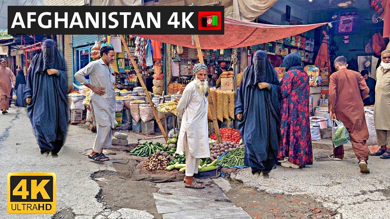 🇦🇫 KHEWA | Afghanistan’s Biggest Sunday Market | 4K Walking Tour