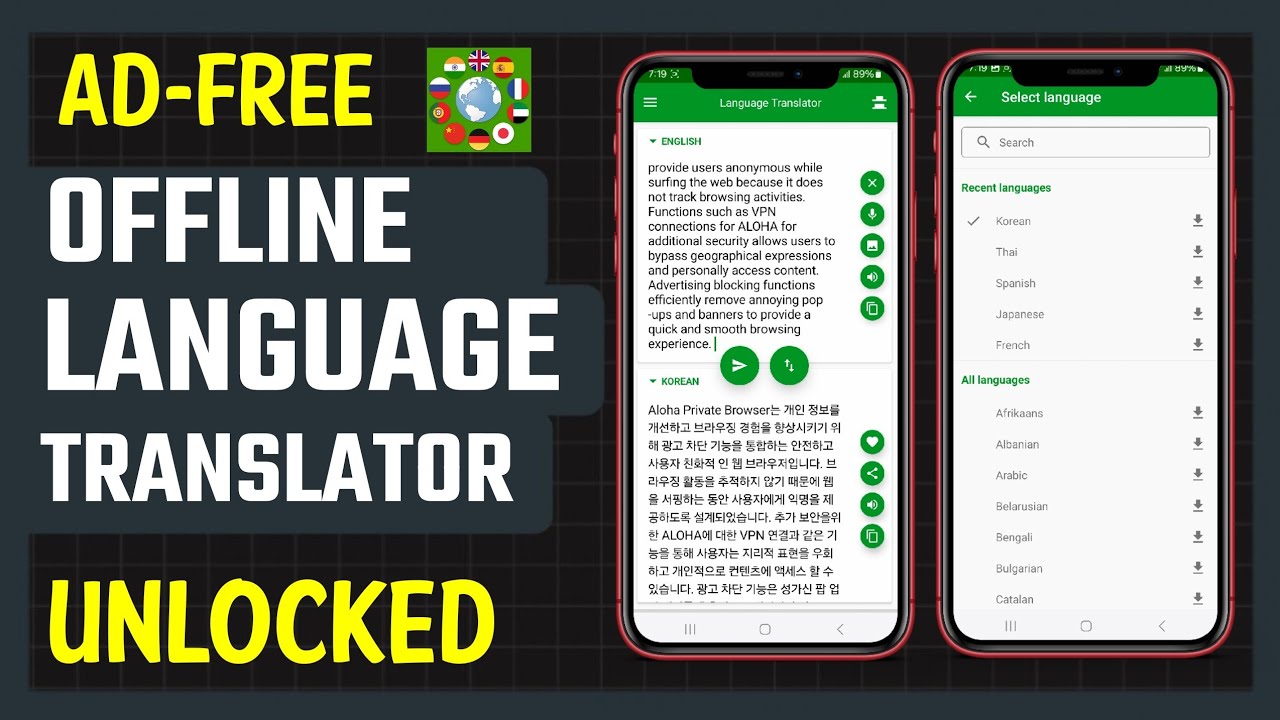 Best Free Offline Language Translator App for Android