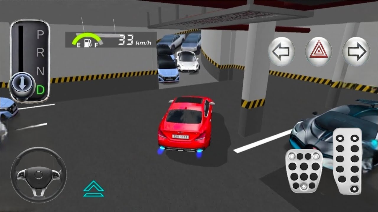 New Crashed car Stuck🚗 in Parking Garage- 3D Driving Class - 3D Driving🚘 Class 2026#gaming 