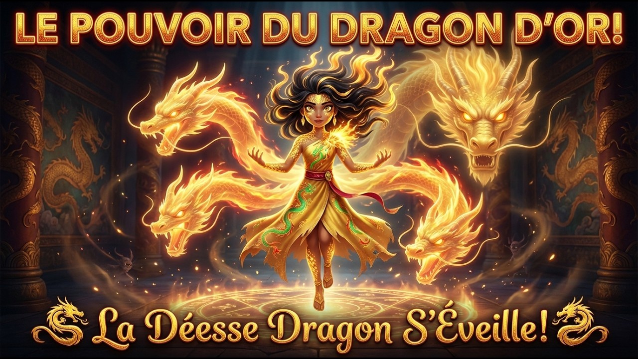 La Princesse du Dragon d'Or | Conte animé | Fairy Tales French