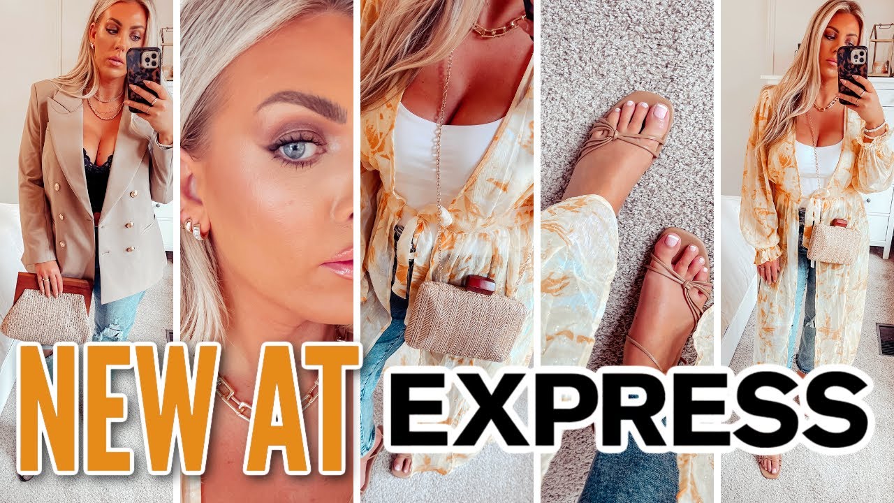 EXPRESS TRY-ON Haul (Size10) | NEW Spring 2022 | Day & Night Vacation Outfits