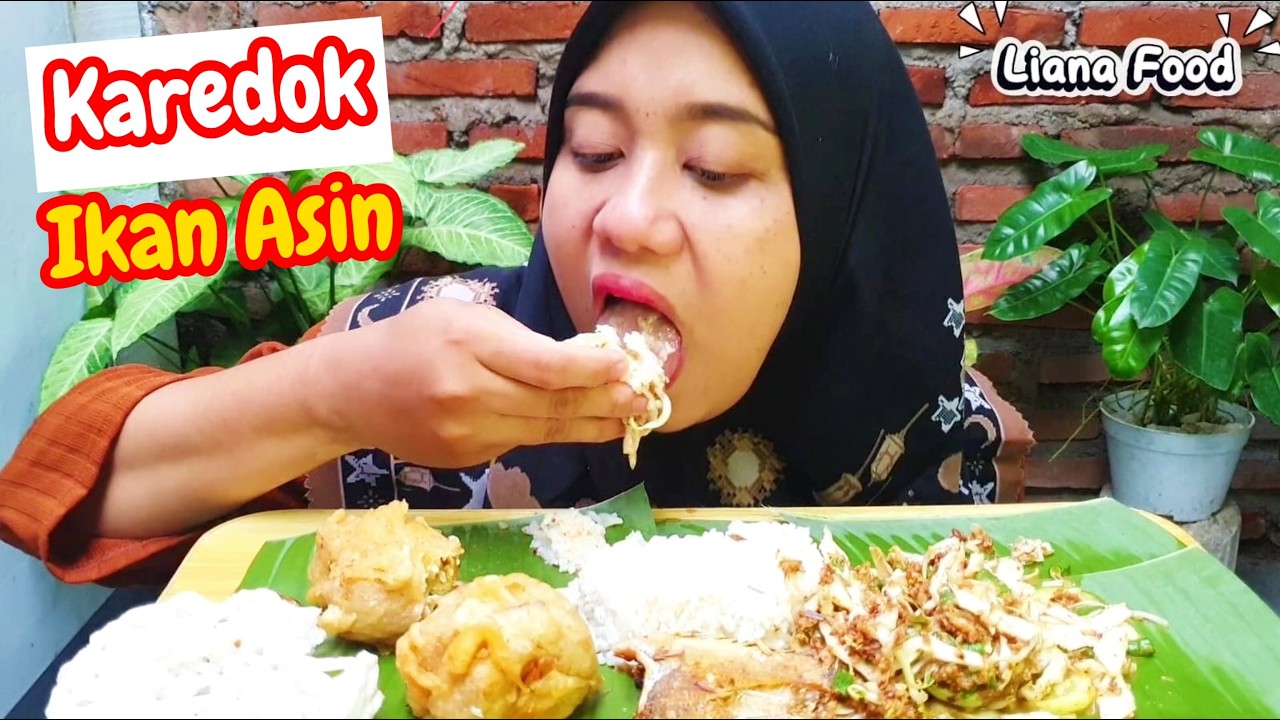 Karedok & Ikan asin bikin ketagihan 🤤
