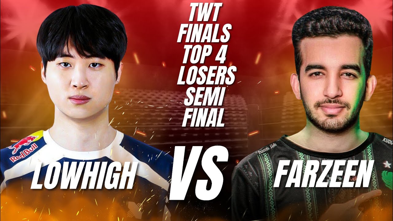 Farzeen против LowHigh TWT GLOBAL ФИНАЛ 2025: ПРОИГРАВШИЕ ПОЛУФИНАЛ
