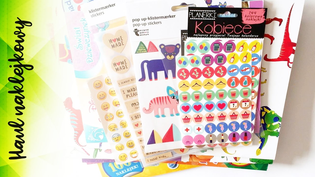 Haul naklejkowy - Biedronka, Tiger i inne