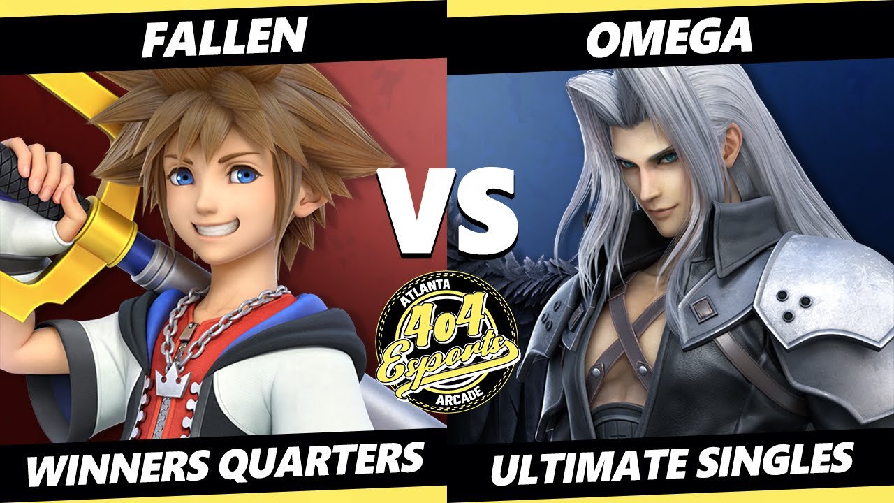 4o4 Smash Night 48 Winners Quarters - Fallen (Hero, Sora) Vs. omega (Sephiroth) SSBU Ultimate