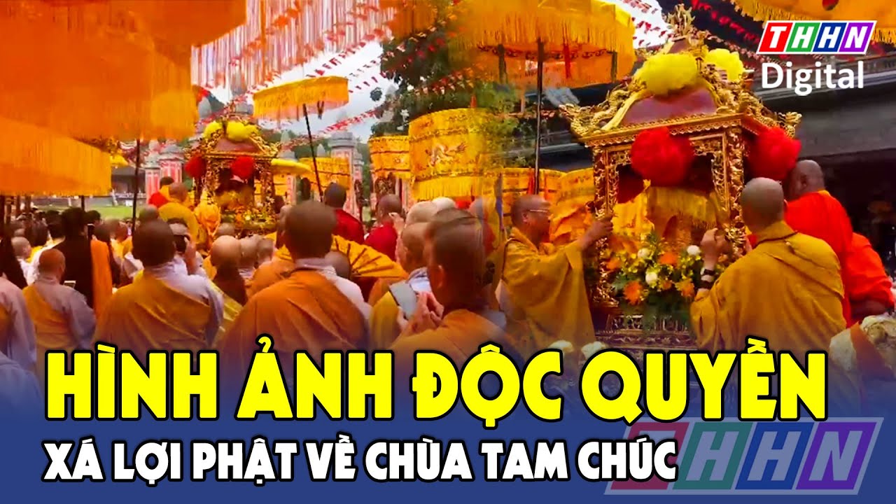 Toàn cảnh lễ cung nghinh xá lợi Phật về Chùa Tam Chúc, Hà Nam | Hà Nam TV