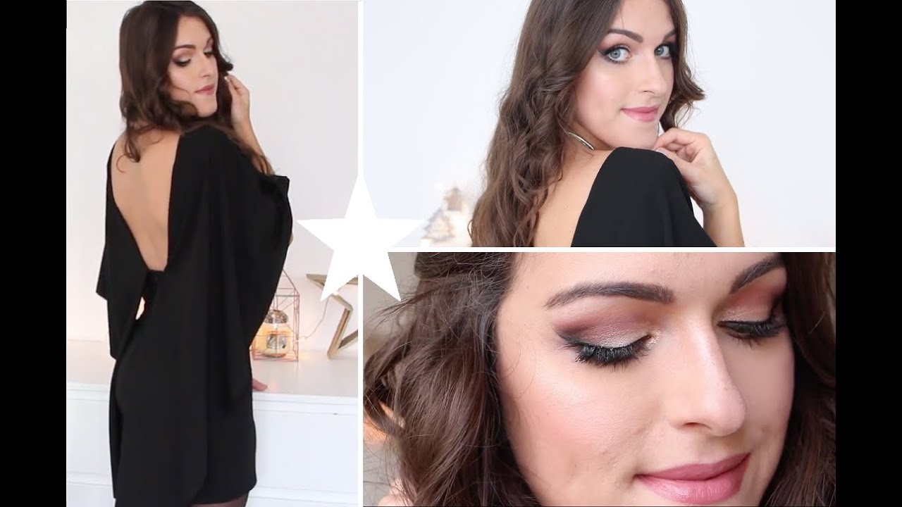 ♡ GRWM - Edition de noël (Maquillage, Tenue, Boucles sans chaleur)