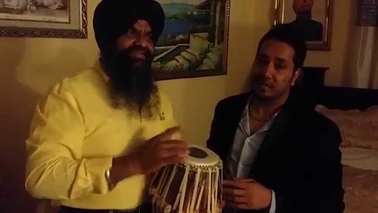 Mika Singh playing Tabla With Ustad Jindi Ji aug,13,2014 in USA