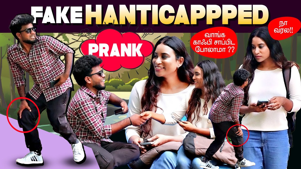 Fake Handicap prank ‼️😭| Thani Katchi