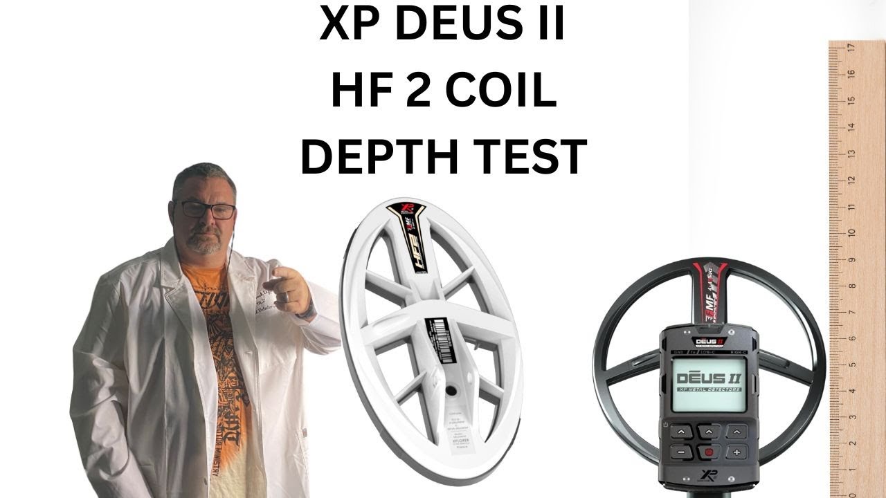 XP DEUS II HF 2 COIL DEPTH TEST. Does it have any depth?