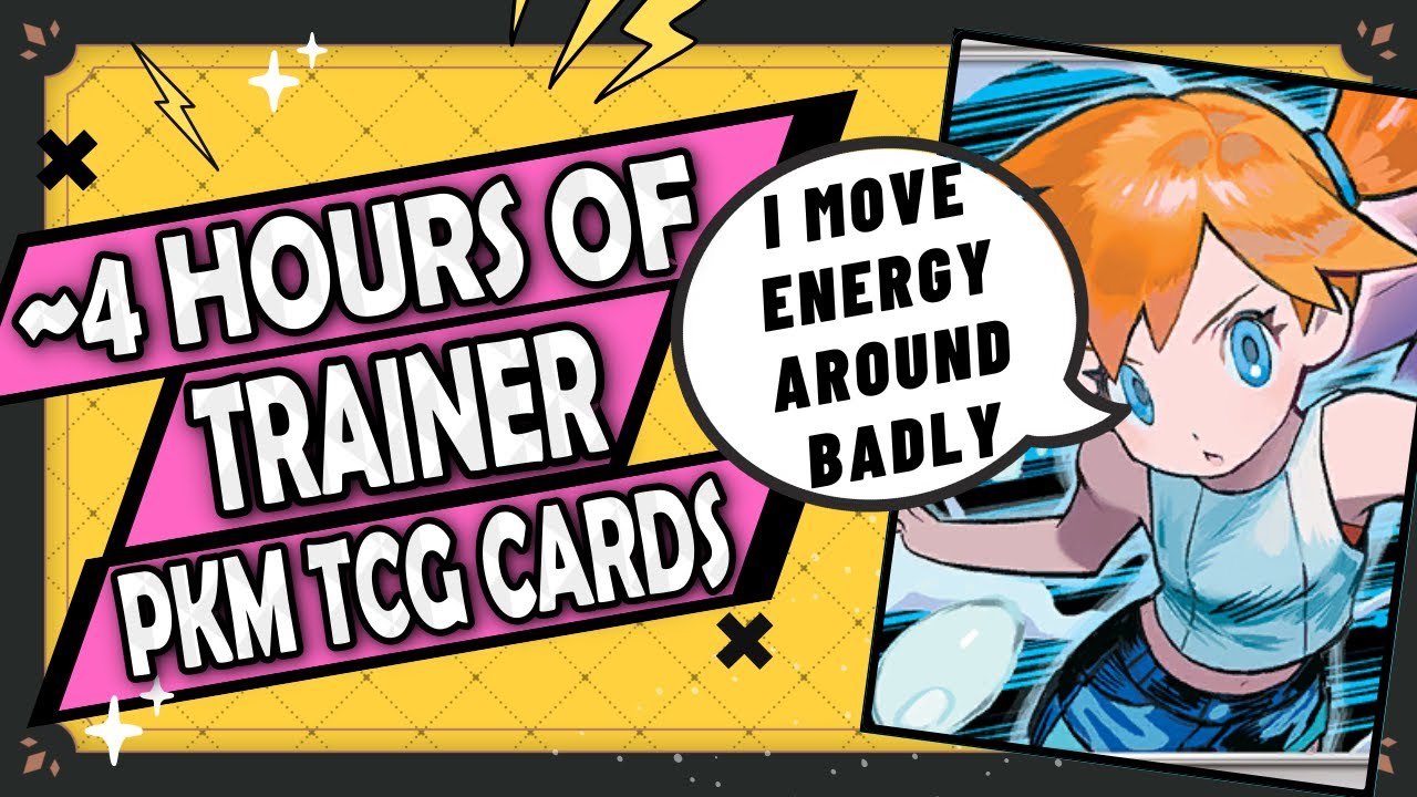 ~4 Hours of Trainers, Supporters, Items, and Stadium Cards To Fall Asleep To