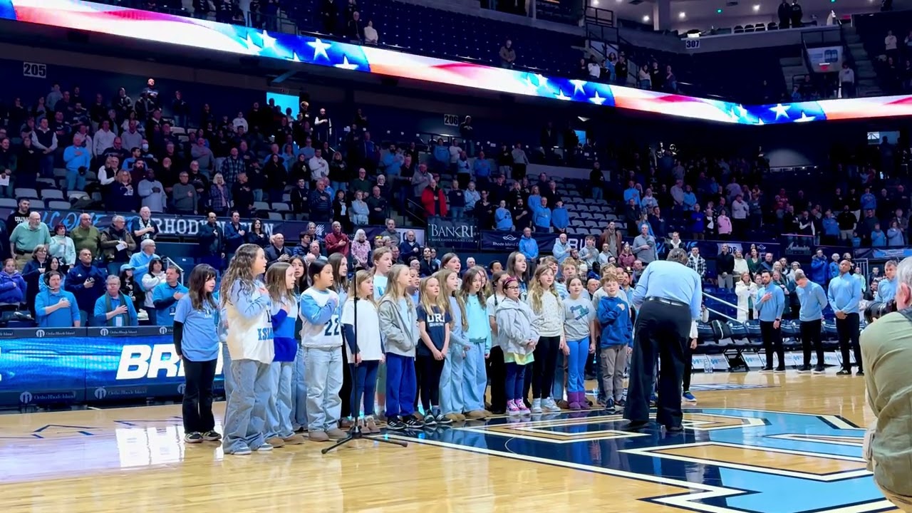 Peace Dale Elementary 4th/5th Grade Chorus Anthem Performance | Rhode Island vs George Mason