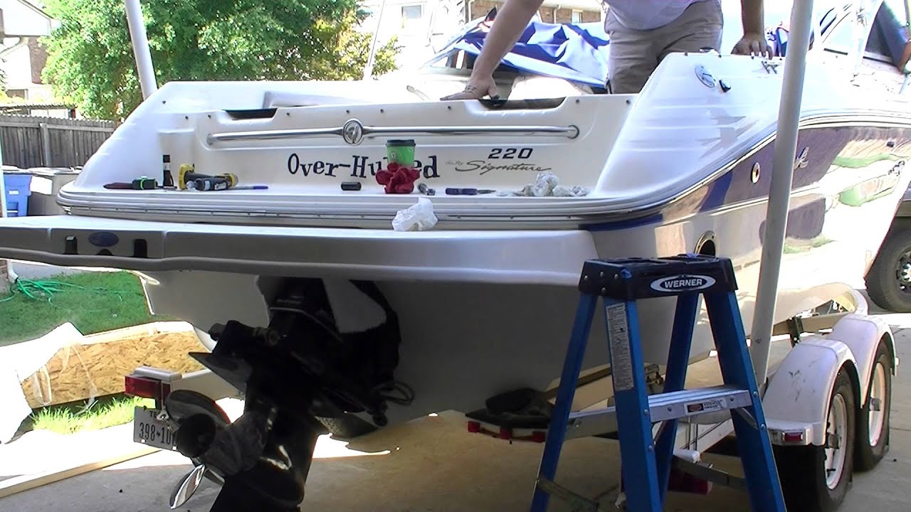 Installation of the swim platform from Swimplatforms.com Part 3