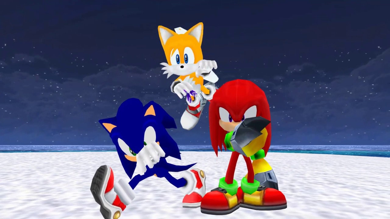 Sonic Heroes: Team Adventure + Night Emerald Coast [No HUD]