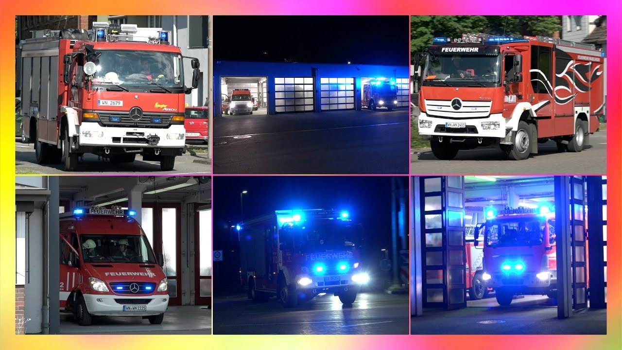 +++ FEUERWEHREN RÜCKEN AUS +++ (aus 2 Positionen) - Alarm für Bietigheim, Waiblingen, Stuttgart