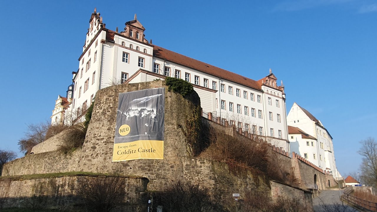 Colditz und Schloss Colditz Sachsen Deutschland Februar 2025