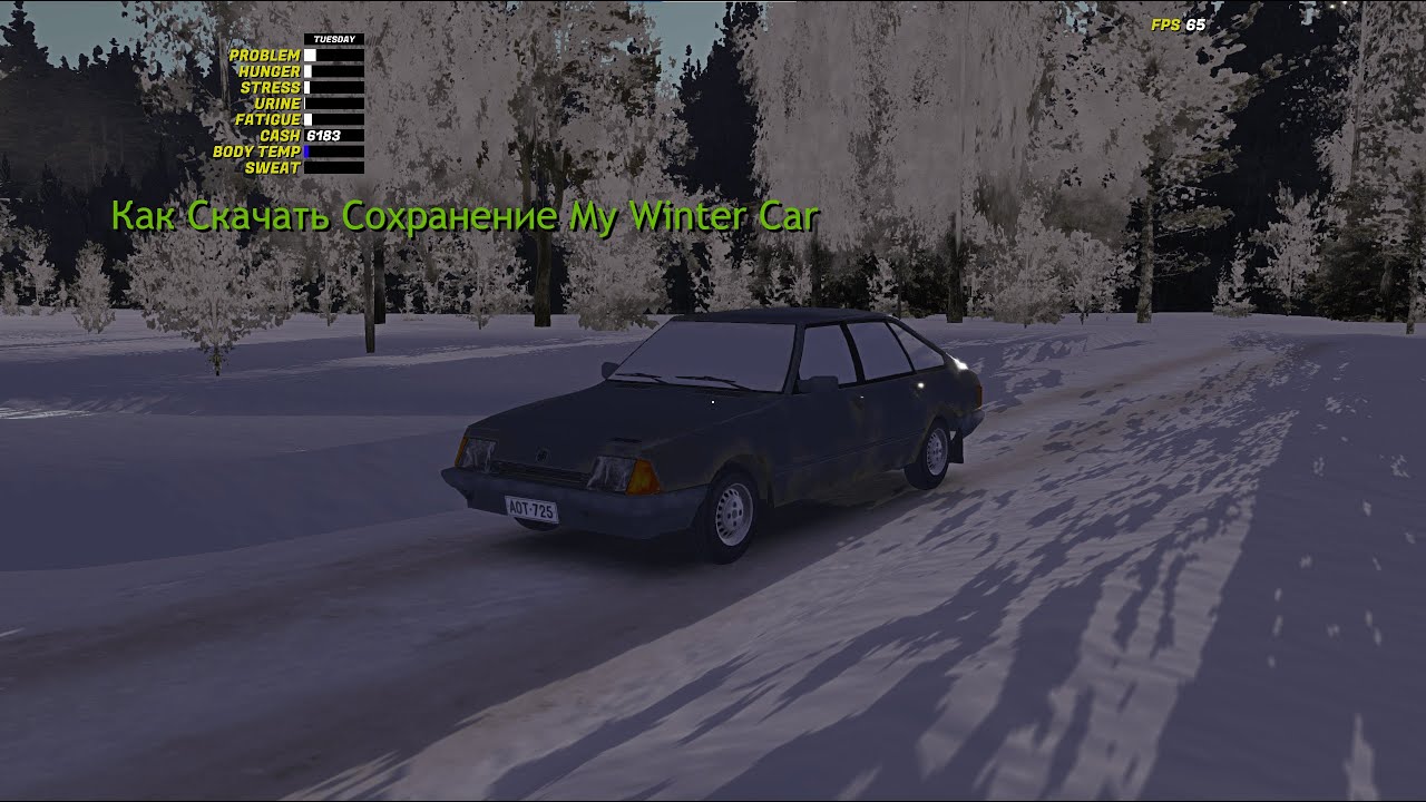 Как Скачать Сохранение Для  My Winter Car