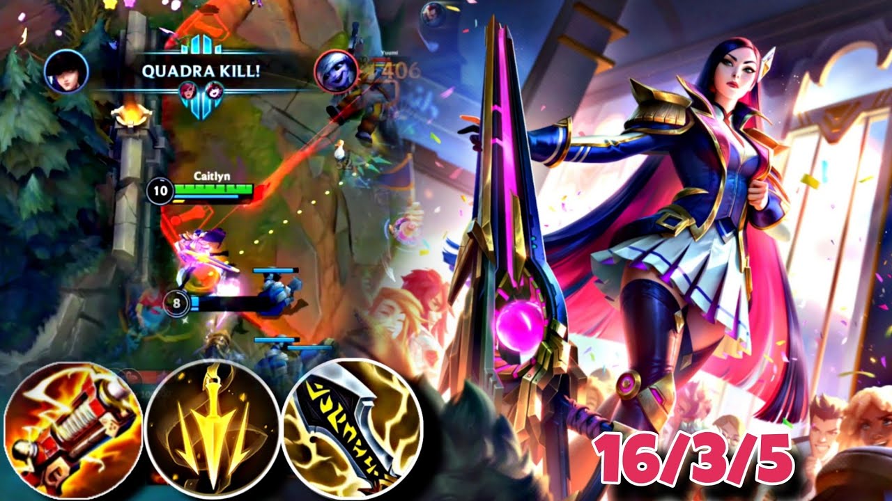 WILD RIFT ADC | IS CAITLYN THE BEST ADC IN PATCH 5.2 C ? |GAMEPLAY| 