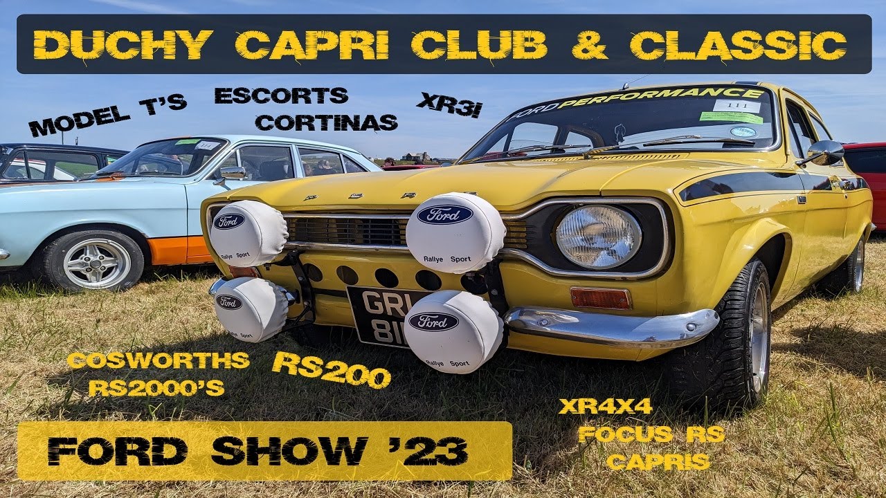 Duchy Capri Club & Classic Ford Show 2023 (RS200) #classicford