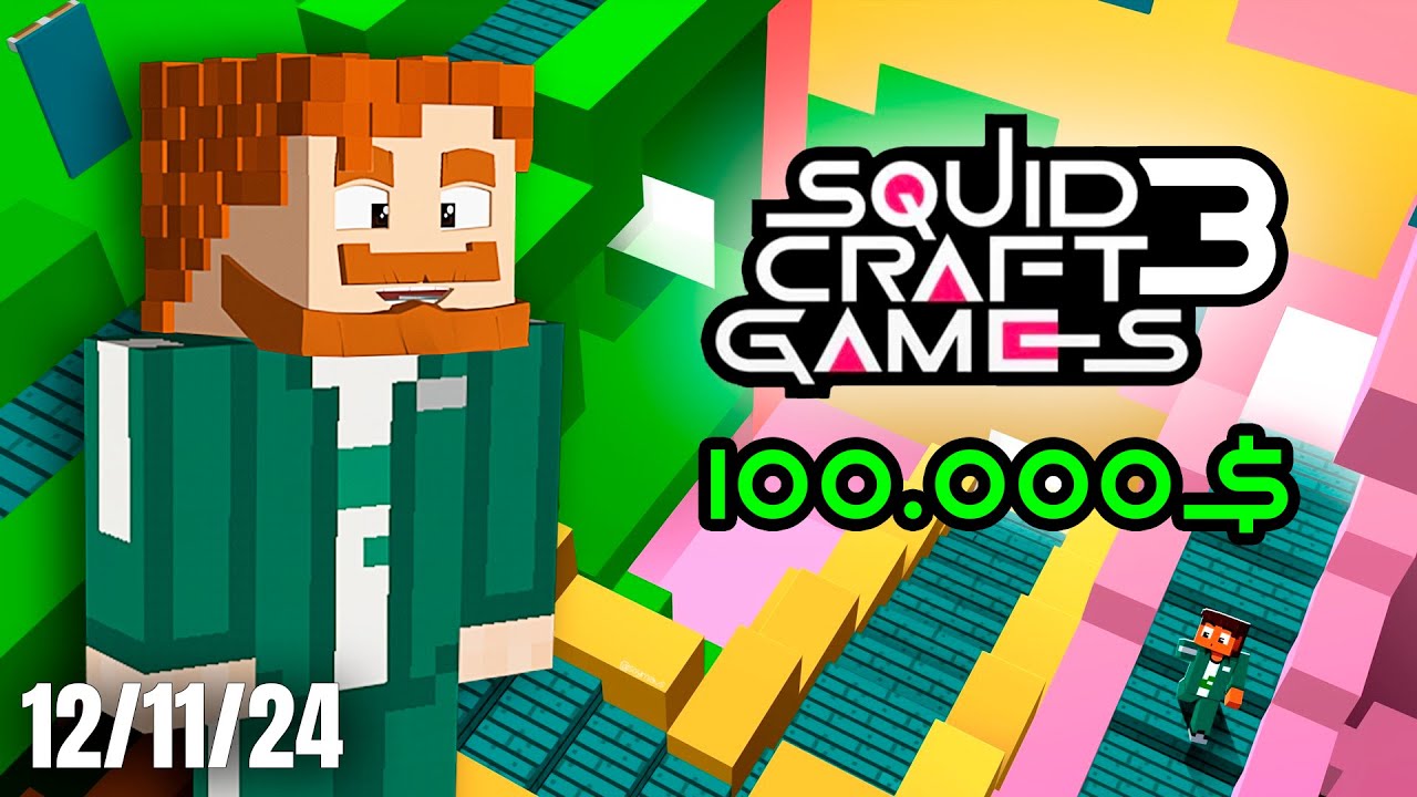 SQUID CRAFT GAMES 3 | 100.000$ EN JUEGO | D&Iacute;A 1