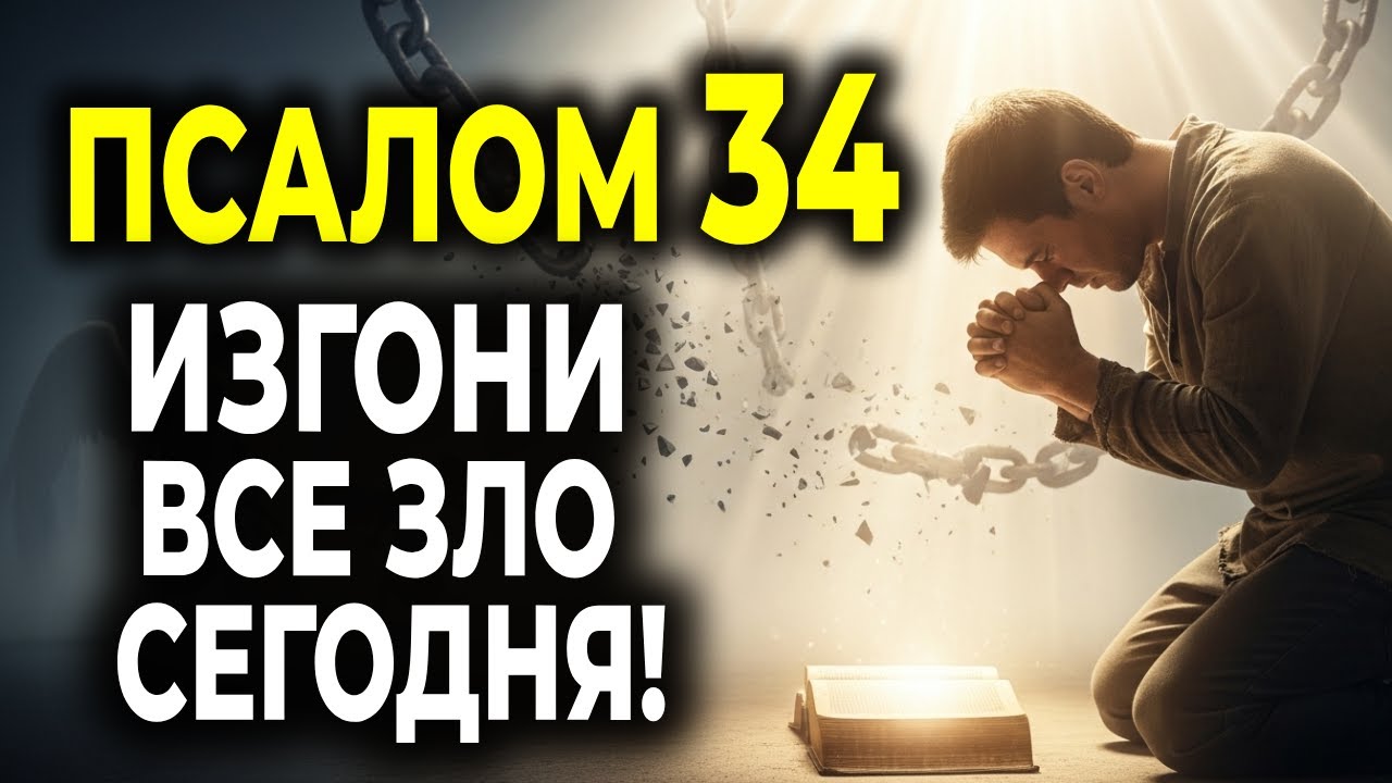 МОЛИТВА, КОТОРАЯ ИЗГОНЯЕТ ВСЕ ЗЛЫЕ ДЕЛА — На основе Псалма 34
