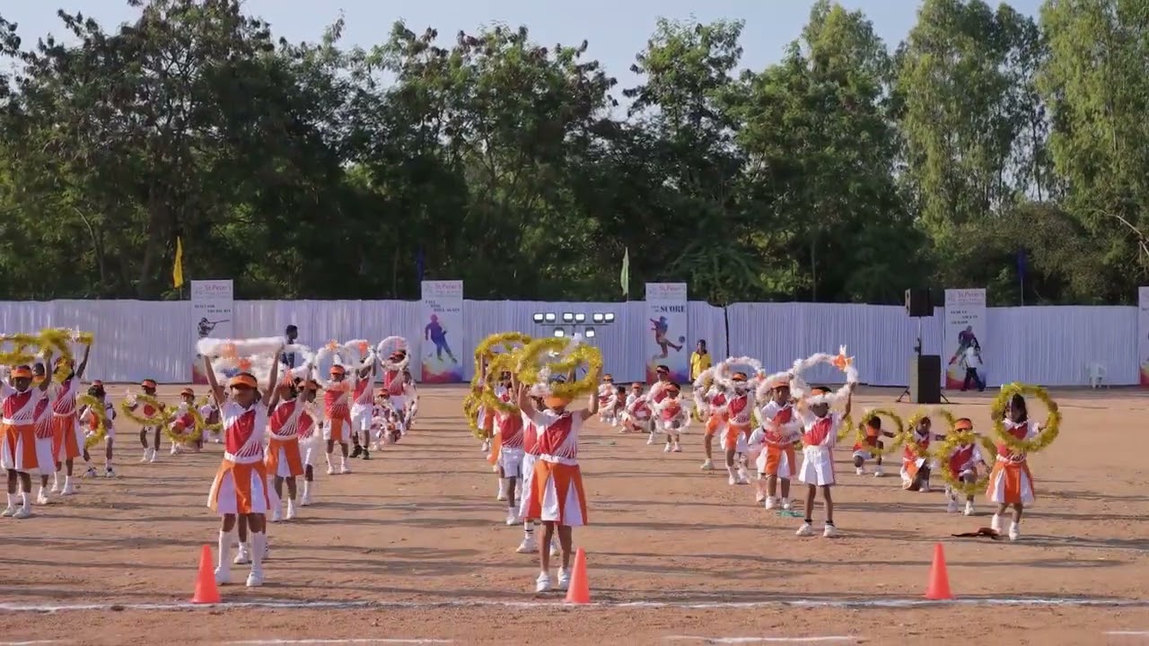 SATRANGI | SPORT DAY 2025 | Wheels of Harmony – Ring Drill - St.Peter's high school
