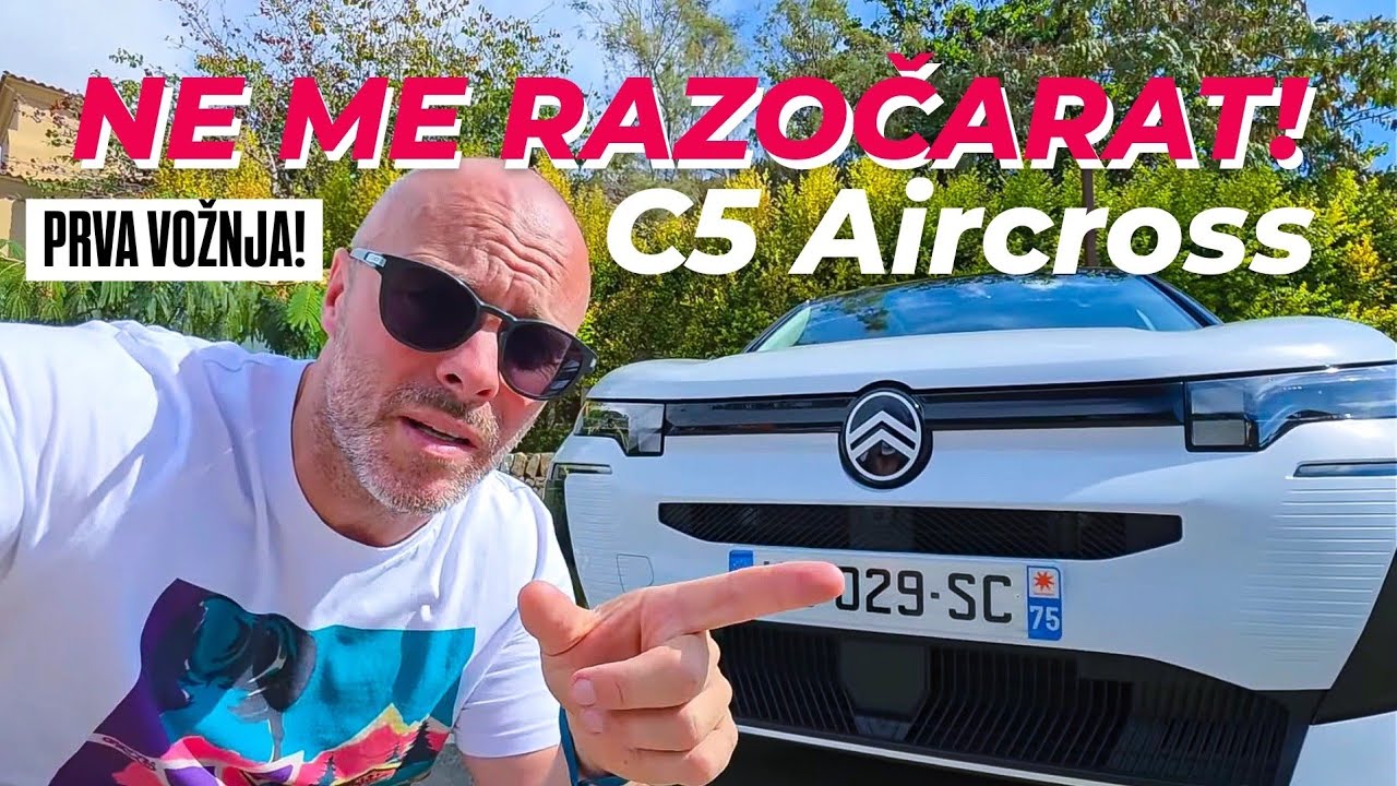 Kaj sem jaz najdu!!! Citroën C5 Aircross - prvič za volanom / VLOG #1038