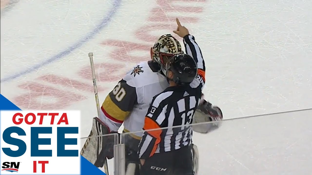 GOTTA SEE IT: Malcolm Subban Gets In Referee&rsquo;s Face While Arguing Goal Call