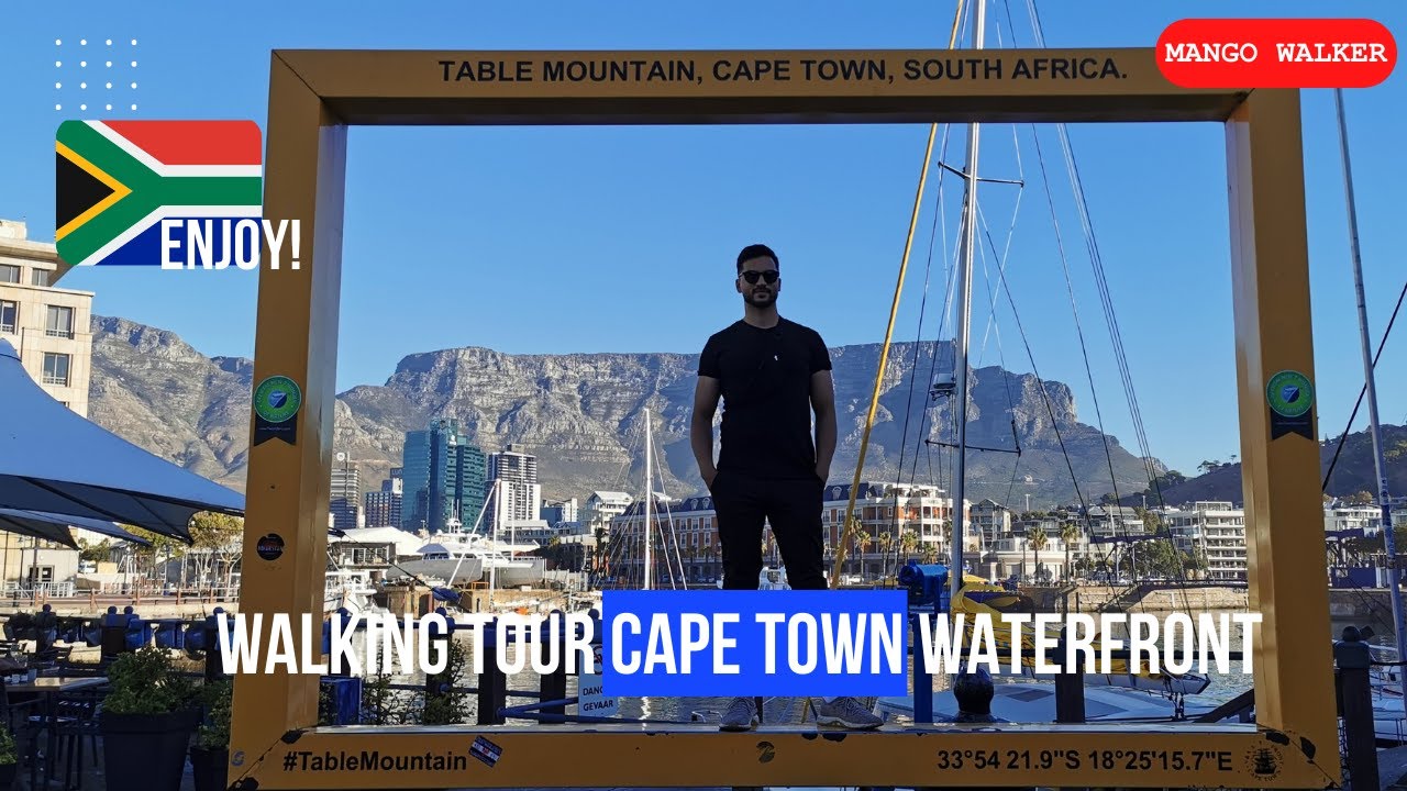 WALKING TOUR, V&A WATERFRONT, CAPE TOWN, SOUTH AFRICA