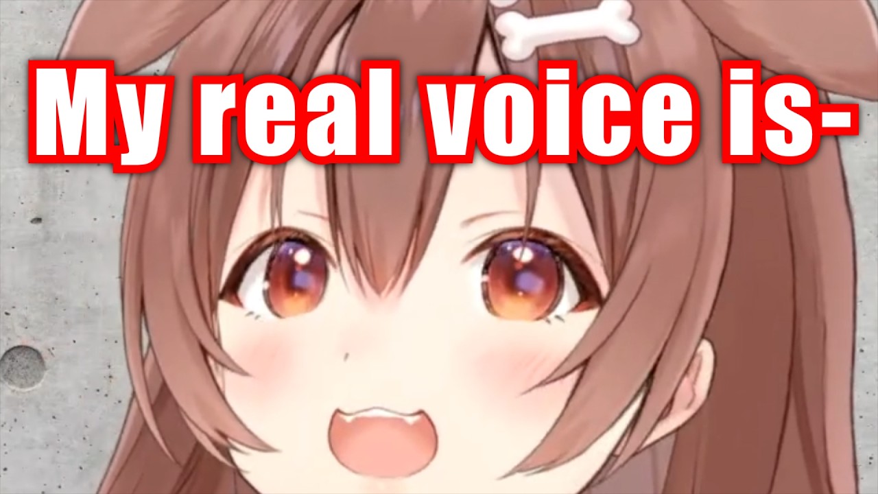 Korone's Real Voice Is Her Chill Voice【Hololive】